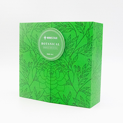 green perfume packaging