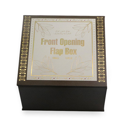 magnet flap lid perfume paper packaging