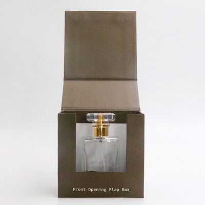 magnet flap lid perfume paper packaging