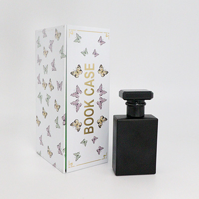 magnetic clamshell perfume package