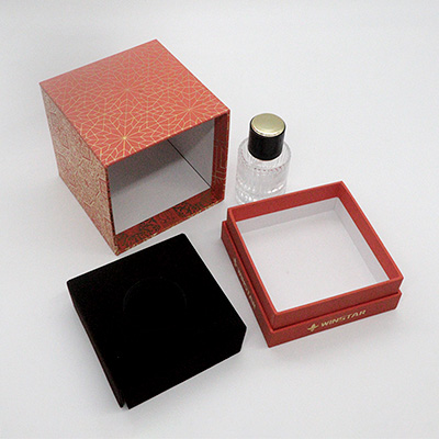 perfume bottle box with foam insert