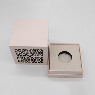 gift box for perfume bottle lid and base structure