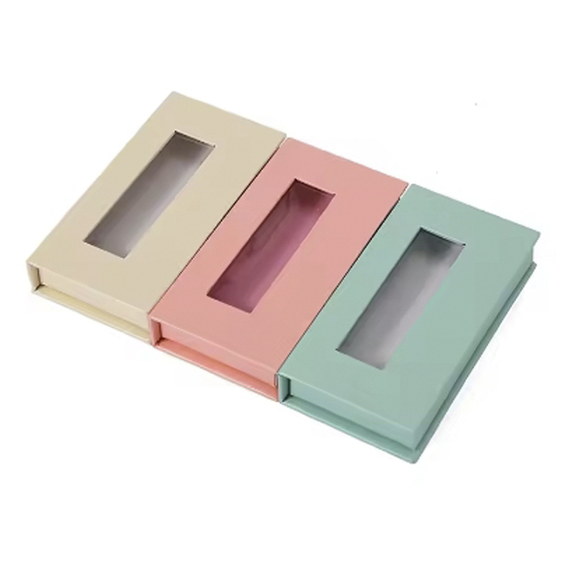 Eyelash Boxes Folding With Clear Window